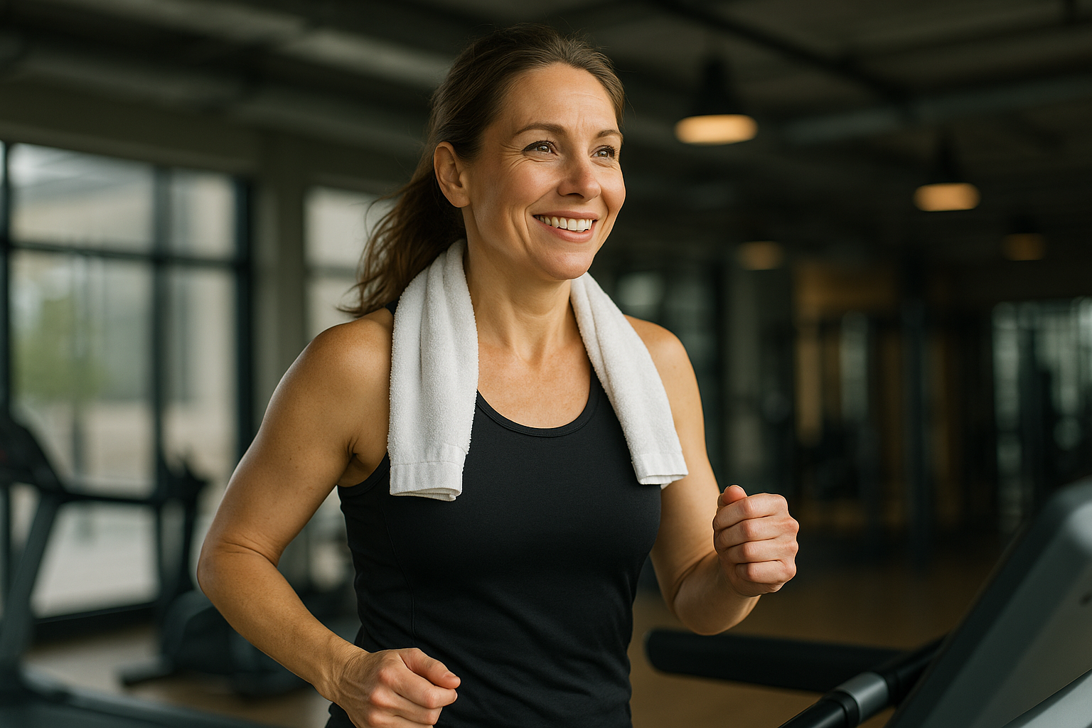 Confident woman outdoors